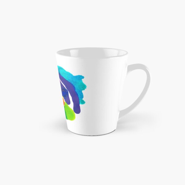 Tintenklecks Delphin Tasse (konisch)
