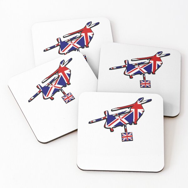 Item preview,  Lifting CH-47 Chinook Helicopter UK British Flag designed and sold by Redmanrooster.