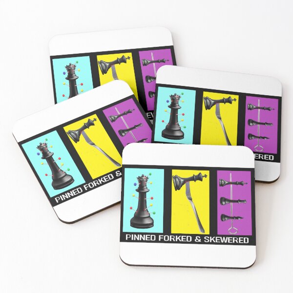 Item preview, CHESS PINNED FORKED _amp_ SKEWERED designed and sold by HayleyBurris.