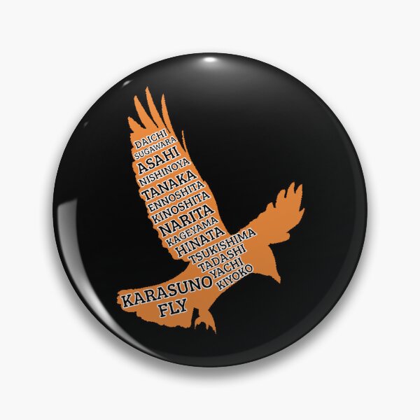 Item preview, Karasuno's Team Symbol and Names designed and sold by Jade-Jaded.
