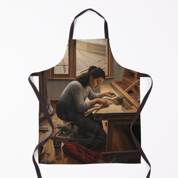 Item preview, Woman at Her Workbench Creating Something Wonderful designed and sold by YoPedro.