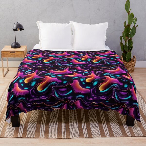 Item preview, Dynamic Neon Swirls: Seamless Fluid Pattern #4 designed and sold by Electric-Easel.