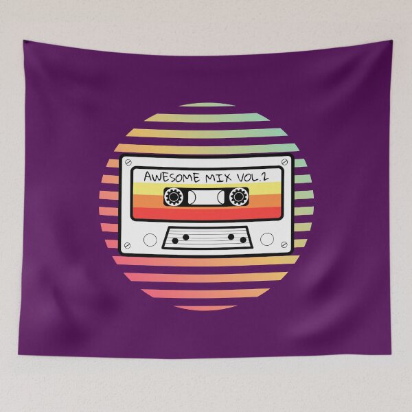 Item preview, Awesome, Mixtape Vol 2, Cassette, Retro designed and sold by RadekArt.
