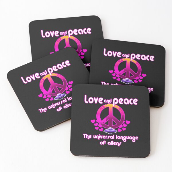 Item preview,  Alien/UFO Design Love and peace. The universal language of aliens designed and sold by obedtheartist.