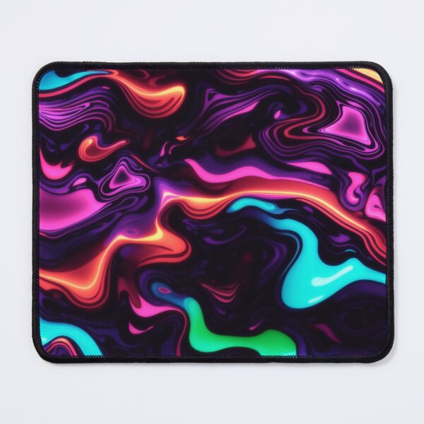 Item preview, Dynamic Neon Swirls: Seamless Fluid Pattern #5 designed and sold by Electric-Easel.