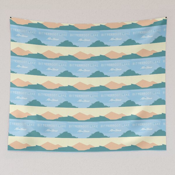 Item preview, Bitterroot lake designed and sold by vintageteahouse.