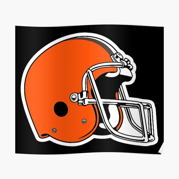 Cleveland Browns 1965 CB Helmet Poster Yoga Mat by Big 88 Artworks - Pixels