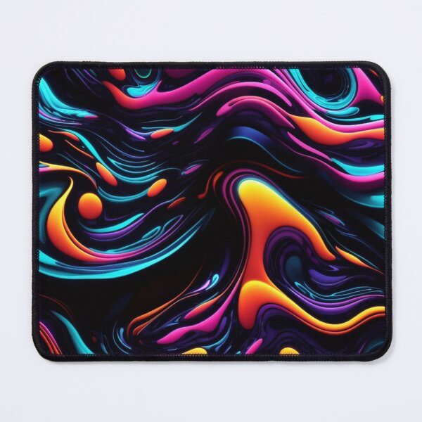 Item preview, Dynamic Neon Swirls: Seamless Fluid Pattern #6 designed and sold by Electric-Easel.