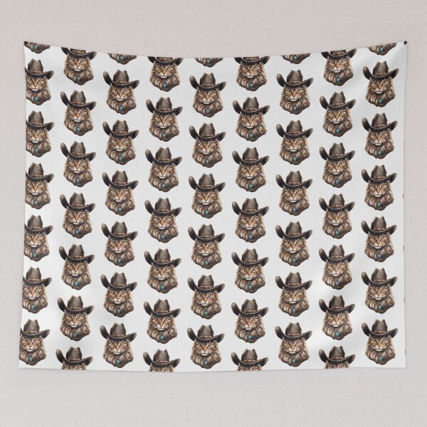 Artikelvorschau, Meowdy Katze mit Cowboyhut Meme Meowdy! entworfen und verkauft von ArtFromBeyond.