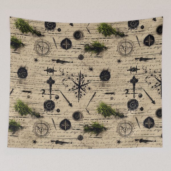 Item preview, Fantasy Magic Spell Notes on Parchment designed and sold by SchorlCraft.