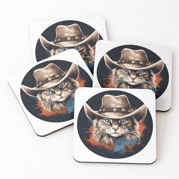 Item preview, Meowdy Cat Wearing a Cowboy Hat Meme Meowdy! designed and sold by ArtFromBeyond.