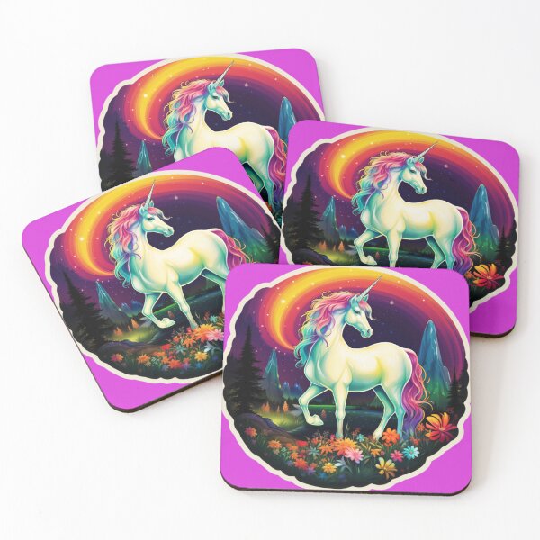 Item preview, Wild unicron in freedom of the rainbow (pink background) designed and sold by Tabuku.