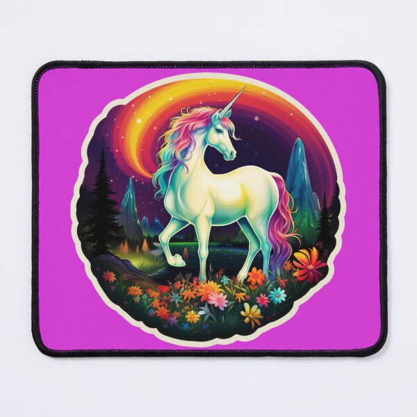Item preview, Wild unicron in freedom of the rainbow (pink background) designed and sold by Tabuku.