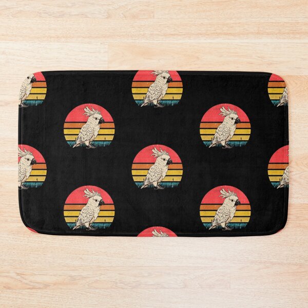 Item preview, Cockatoo Bird Vintage Retro Sunset designed and sold by rafaeltto.