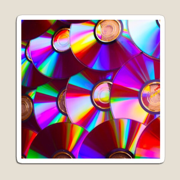 Ilustración minimalista del reproductor de dvd cd vhs en color