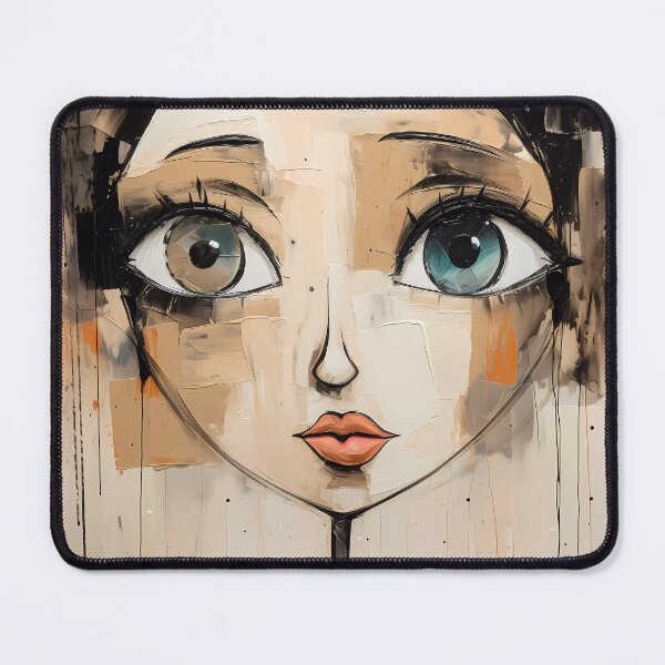 Item preview, Azure Gaze Mesmerizing Digital Painting designed and sold by Turnzart.