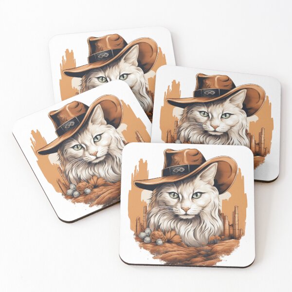 Item preview, Meowdy Cat Wearing a Cowboy Hat Meme Meowdy! designed and sold by ArtFromBeyond.