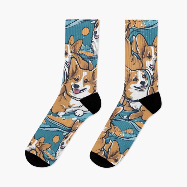 Item preview, Corgi Beach Party designed and sold by AbsoluteA.