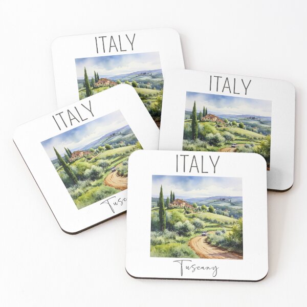 Item preview, A Watercolor Design of the Tuscany Region - Italy designed and sold by Sketch-Shack.