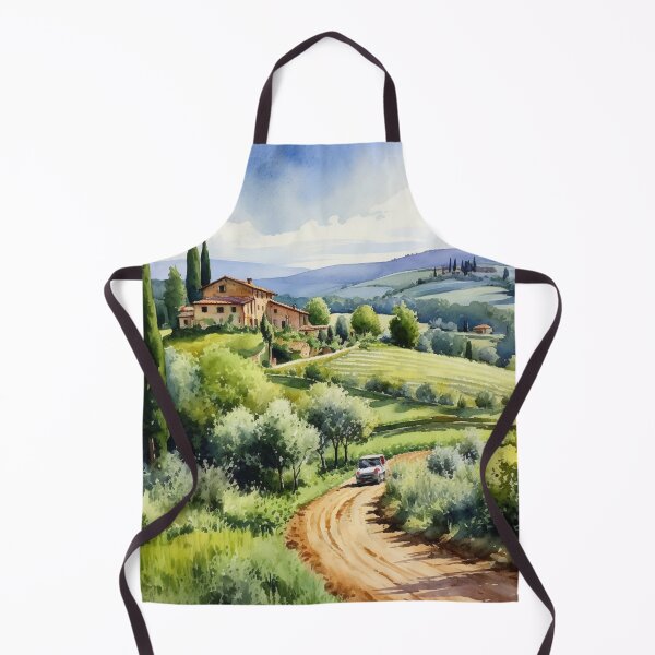 Item preview, A Watercolor Design of the Tuscany Region - Italy designed and sold by Sketch-Shack.
