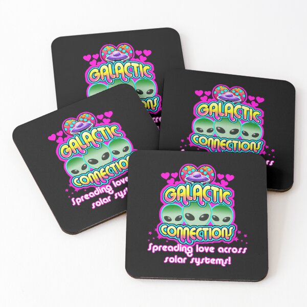 Item preview, Alien/UFO Design - Galactic Connections, spreading love across solar systems! designed and sold by obedtheartist.