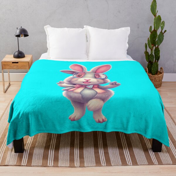 Item preview, Whimsical Bunny Glee designed and sold by positivVibesArt.