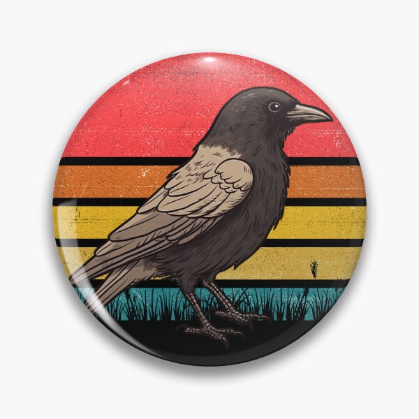 Item preview, Crow Vintage Retro Sunset designed and sold by rafaeltto.