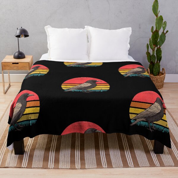 Item preview, Crow Vintage Retro Sunset designed and sold by rafaeltto.