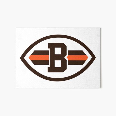 Cleveland Browns Stripe Mask Art Board Print for Sale by SDCohen2003