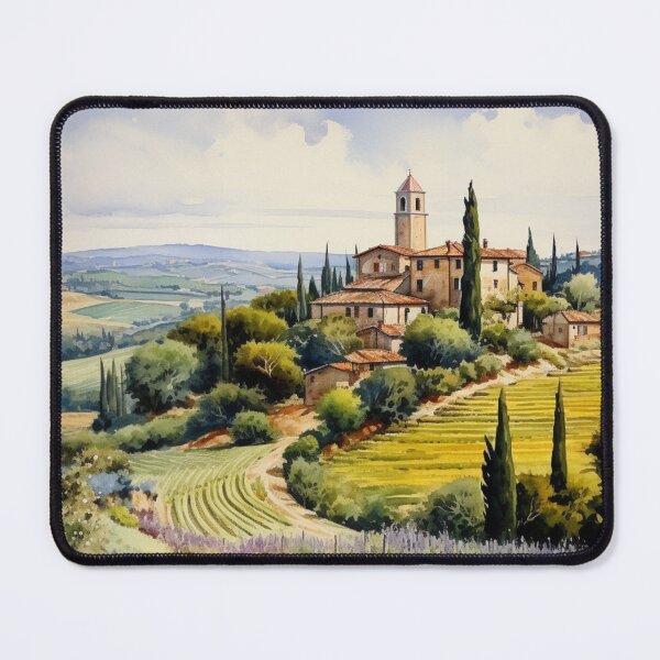 Item preview, A Watercolor Design of the Tuscany Region - Italy designed and sold by Sketch-Shack.