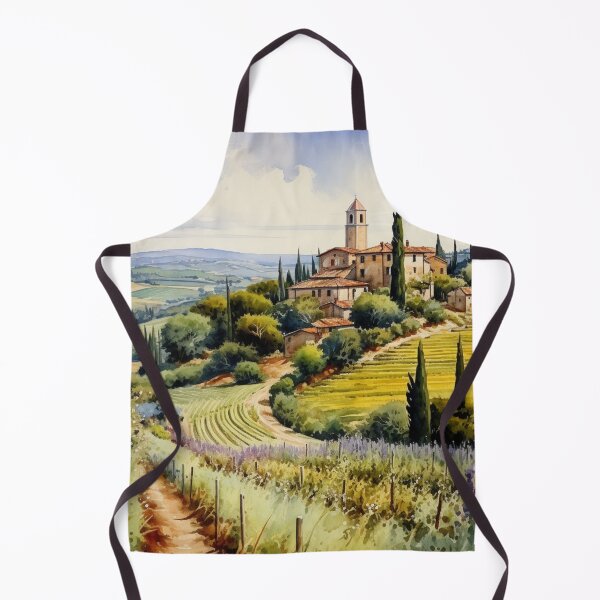 Item preview, A Watercolor Design of the Tuscany Region - Italy designed and sold by Sketch-Shack.