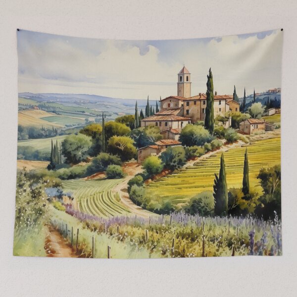 Item preview, A Watercolor Design of the Tuscany Region - Italy designed and sold by Sketch-Shack.
