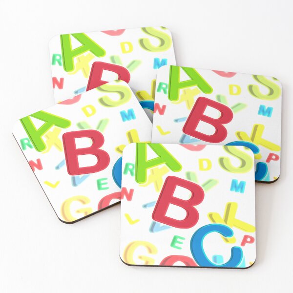 Item preview, ABC Colorful Cool Modern Typographic Illustration designed and sold by theimagezone.