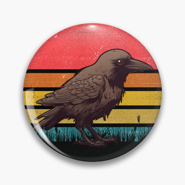 Item preview, Crow Vintage Retro Sunset designed and sold by rafaeltto.