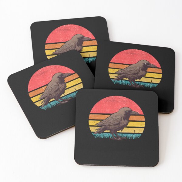 Item preview, Crow Vintage Retro Sunset designed and sold by rafaeltto.