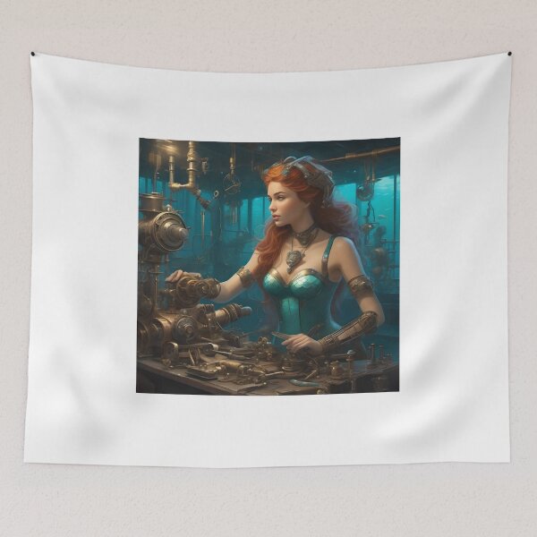 Item preview, Mermaid Mechanic designed and sold by AbsoluteA.