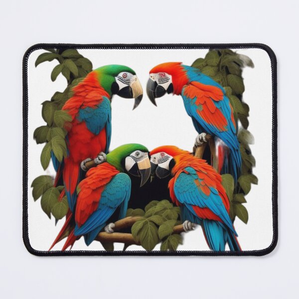 Item preview, couple of scarlet macaws designed and sold by Animalissima.