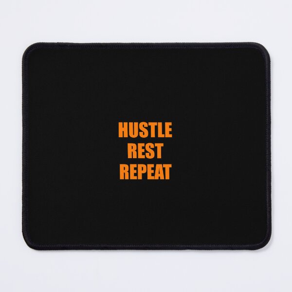 Item preview, Hustle Rest Repeat - Hard work positive affirmations   - Hustle quotes designed and sold by Inspirationmotivation.