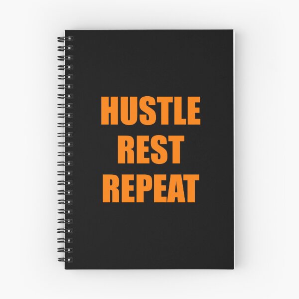 Item preview, Hustle Rest Repeat - Hard work positive affirmations   - Hustle quotes designed and sold by Inspirationmotivation.
