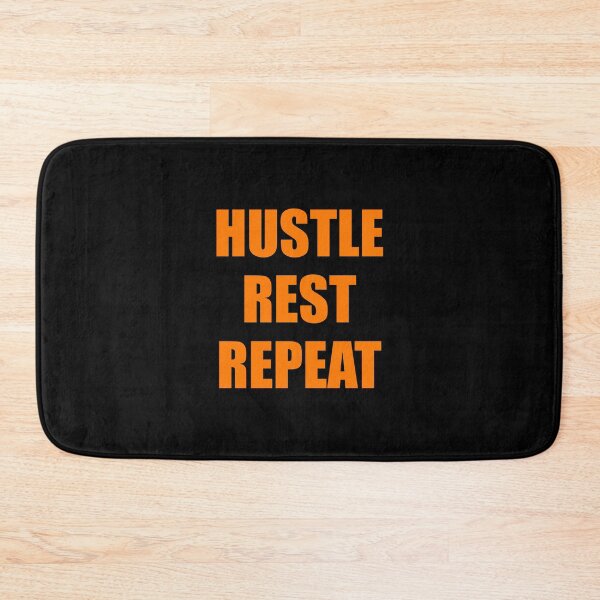Item preview, Hustle Rest Repeat - Hard work positive affirmations   - Hustle quotes designed and sold by Inspirationmotivation.