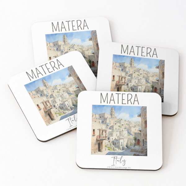 Item preview, A Watercolor Design of Matera - Italy designed and sold by Sketch-Shack.