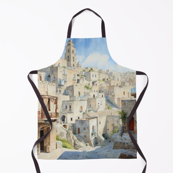 Item preview, A Watercolor Design of Matera - Italy designed and sold by Sketch-Shack.