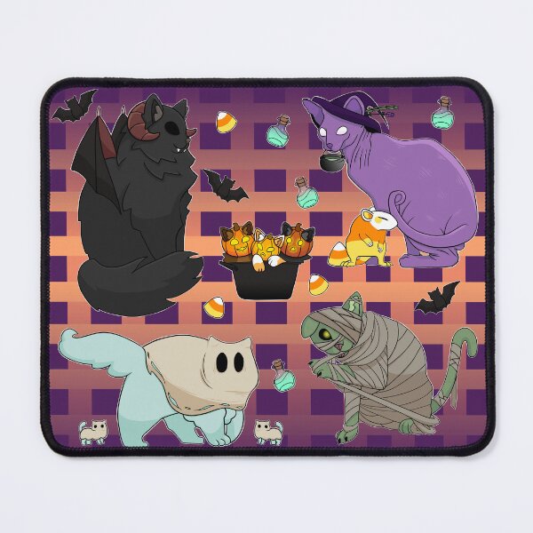 Item preview, halloween cats blanket designed and sold by XPLUSHMONSTERX.