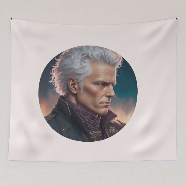 Item preview, Schopenhauer Design ll Style Philosopher Arthur Schopenhauer Art Digital - AI Art designed and sold by StoicWarrior.