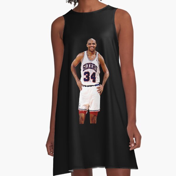 Vintage Sir Charles Barkley Chuck Basketball Retro 80s 90s Rap Style A Line Dress for Sale by WendellQuigley Redbubble