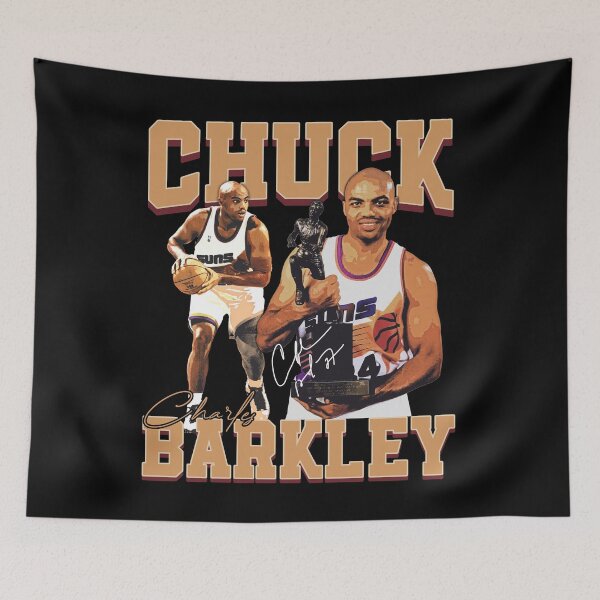 Item preview, Vintage Sir Charles Barkley Chuck Basketball Retro 80s 90s Rap Style designed and sold by bhaktacharise.