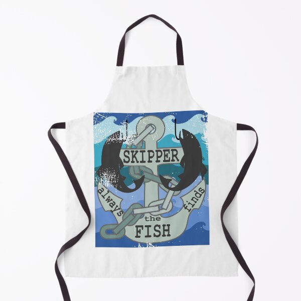 Item preview, Skipper Always Finds The Fish, Wheres the Fish Boat designed and sold by Redmanrooster.