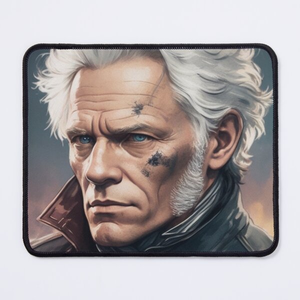 Item preview, Schopenhauer Design lll Style Philosopher Arthur Schopenhauer Art Digital - AI Art designed and sold by StoicWarrior.