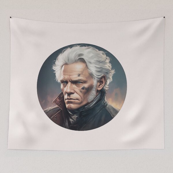 Item preview, Schopenhauer Design lll Style Philosopher Arthur Schopenhauer Art Digital - AI Art designed and sold by StoicWarrior.