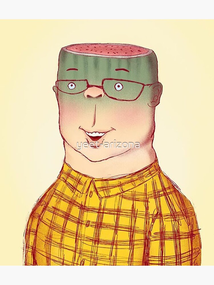 "Anthony Fantano Melonhead" Sticker for Sale by yeetarizona Redbubble